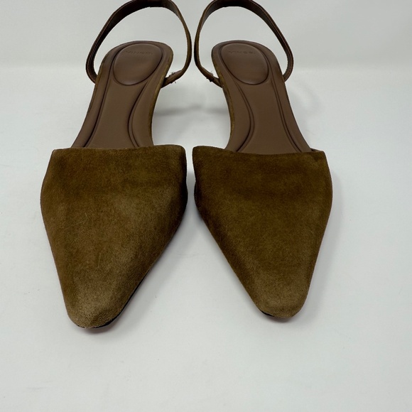 New Vince Sarita Kitten Heel Pump Elmwood Sz 8.5 - Picture 8 of 11